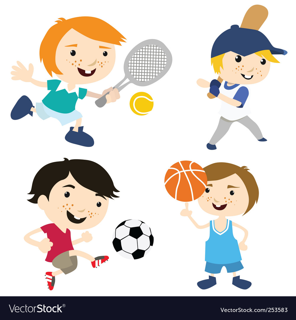 sports cartoon clipart