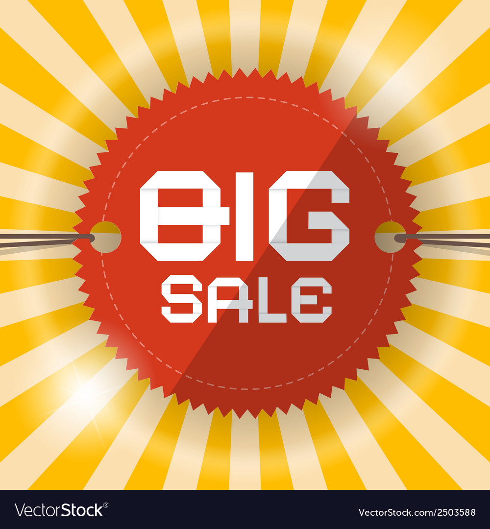 Retro big sale template