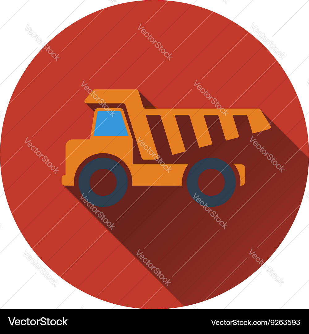 Icon tipper Royalty Free Vector Image - VectorStock