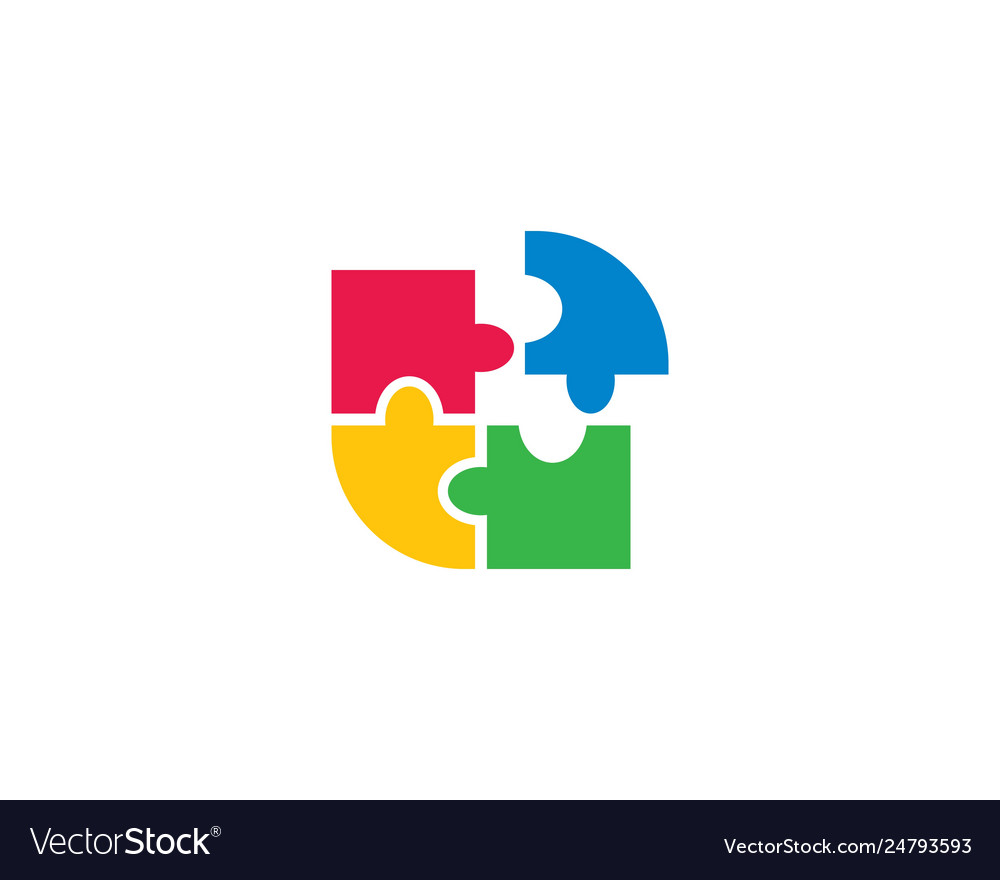 Puzzle icon Royalty Free Vector Image - VectorStock