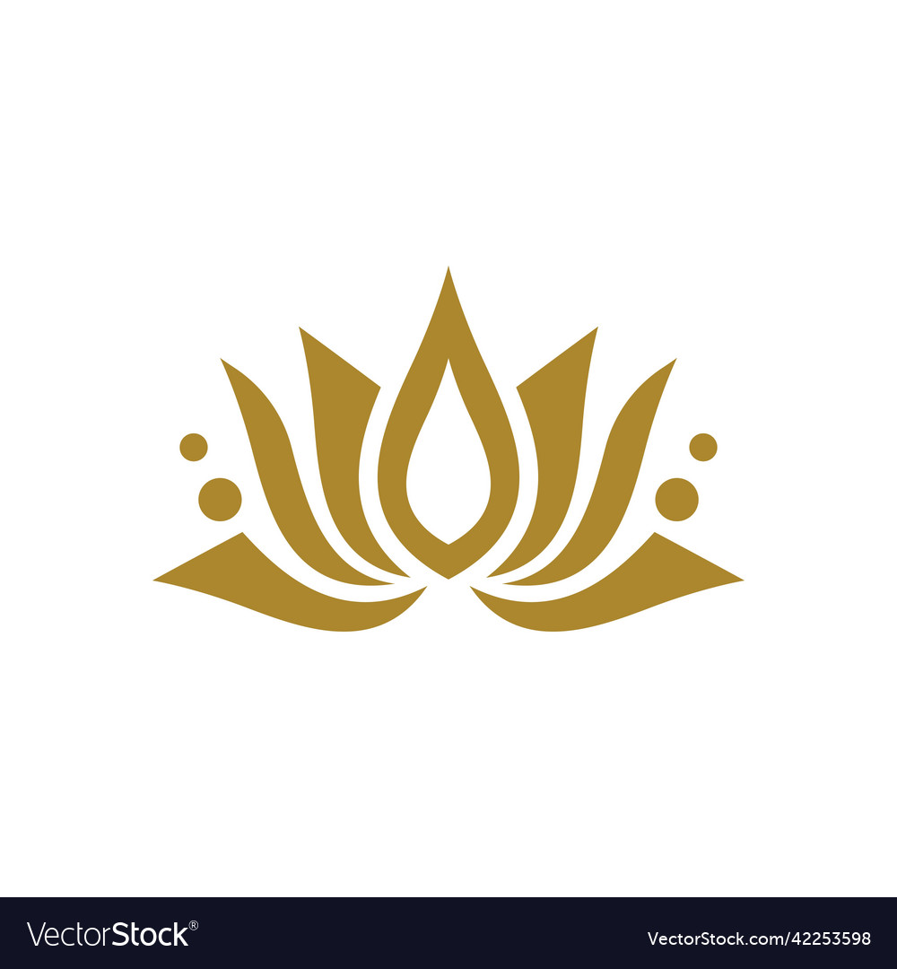 Beauty lotus logo images Royalty Free Vector Image