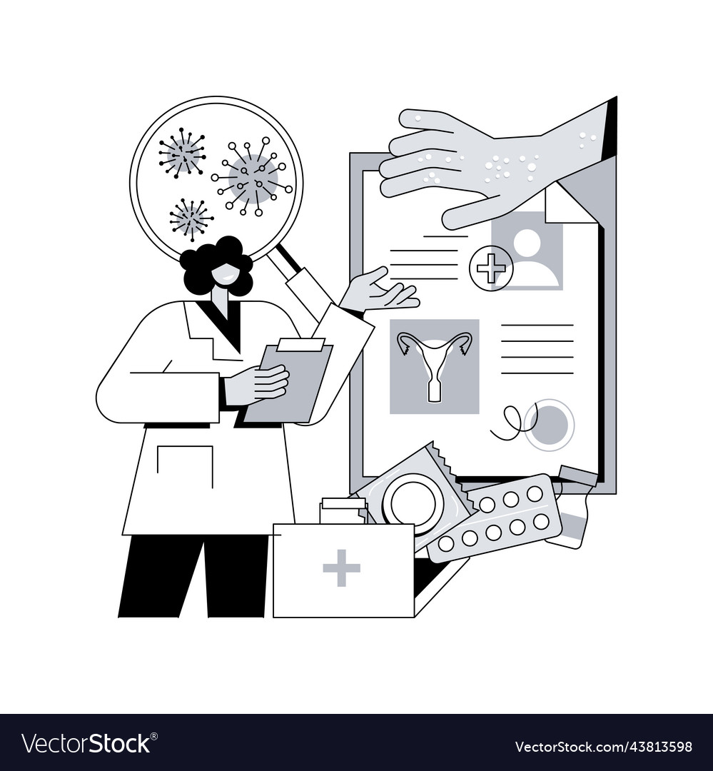 Human papillomavirus hpv abstract concept