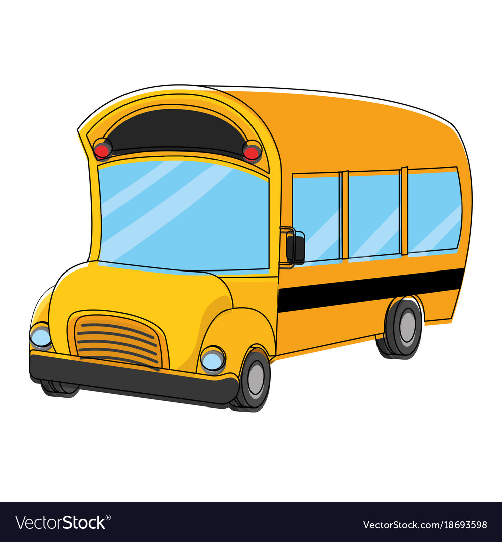 School bus design Royalty Free Vector Image - VectorStock