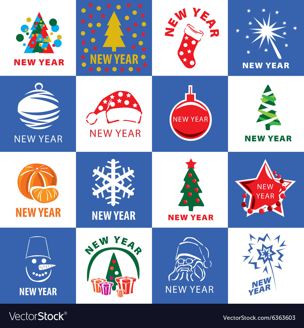 Biggest collection of logos for the new year