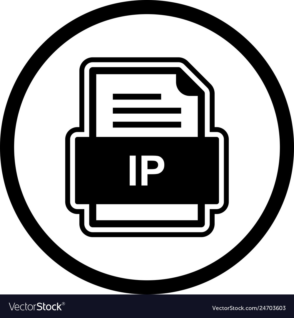 Ip file document icon