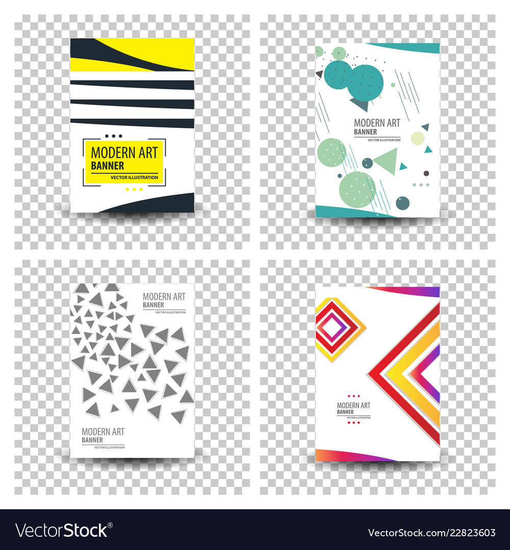 poster flyer pamphlet brochure cover design vector image