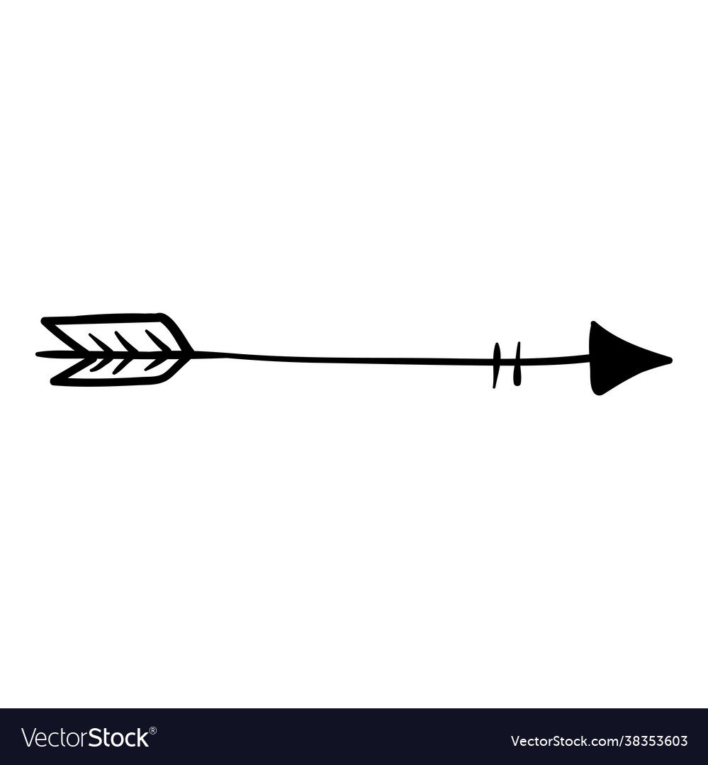 Tribal arrow icon design template isolated