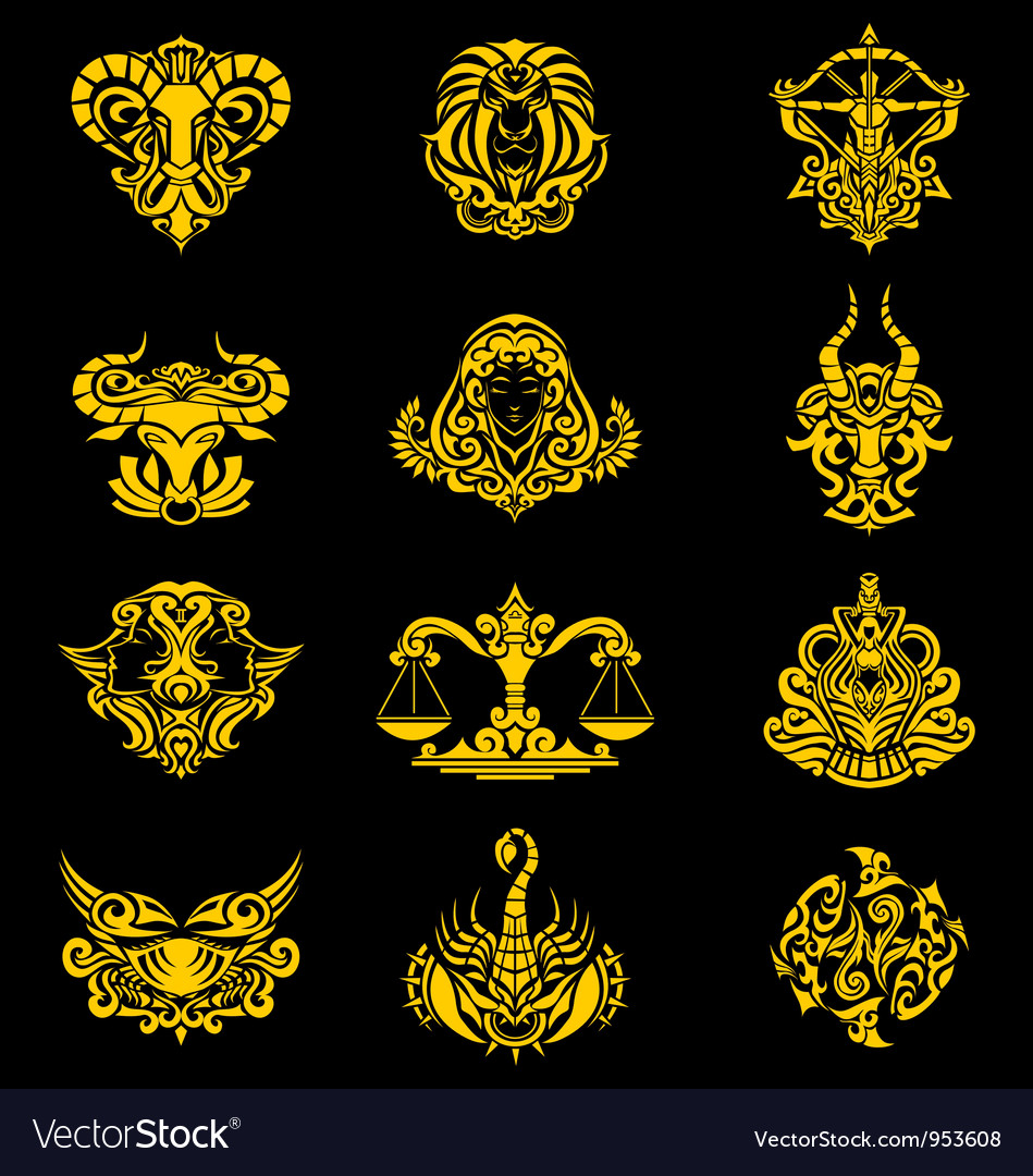 Zodiac Royalty Free Vector Image Vectorstock