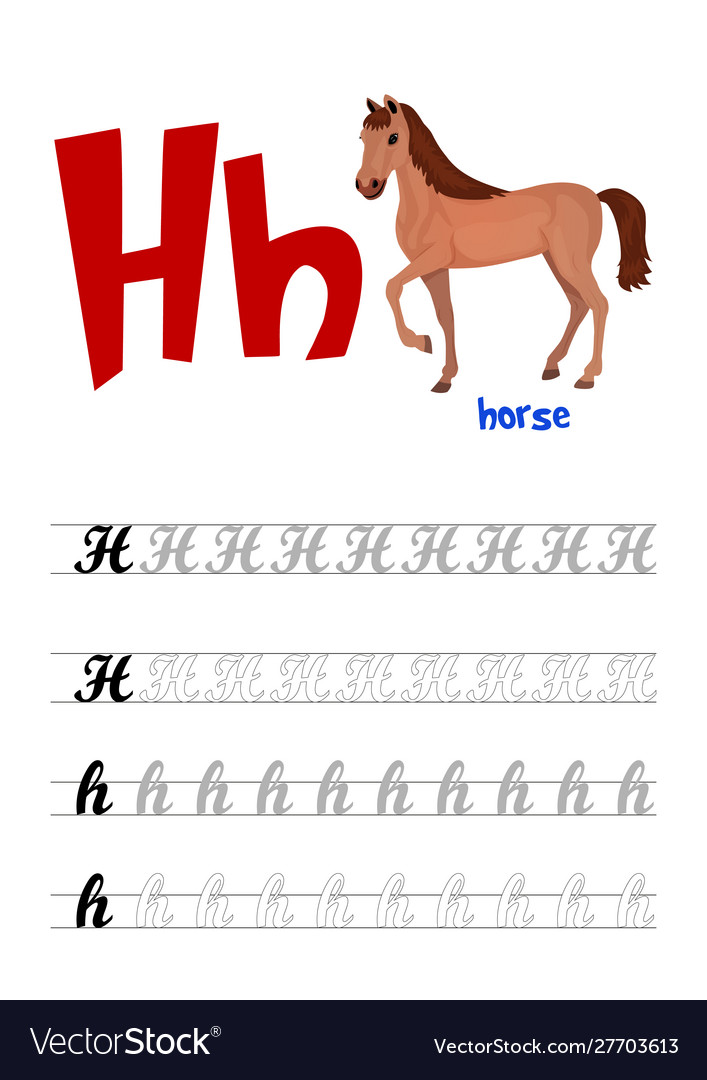 Design page layout english alphabet Royalty Free Vector