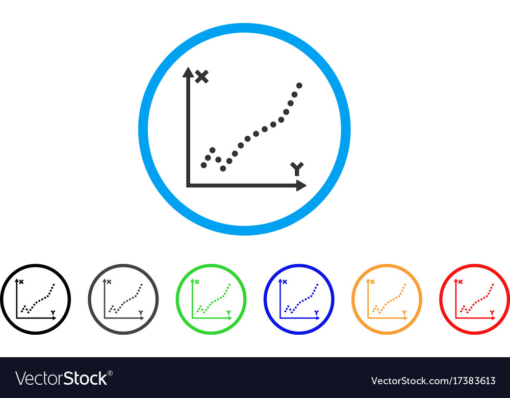 Function plot rounded icon