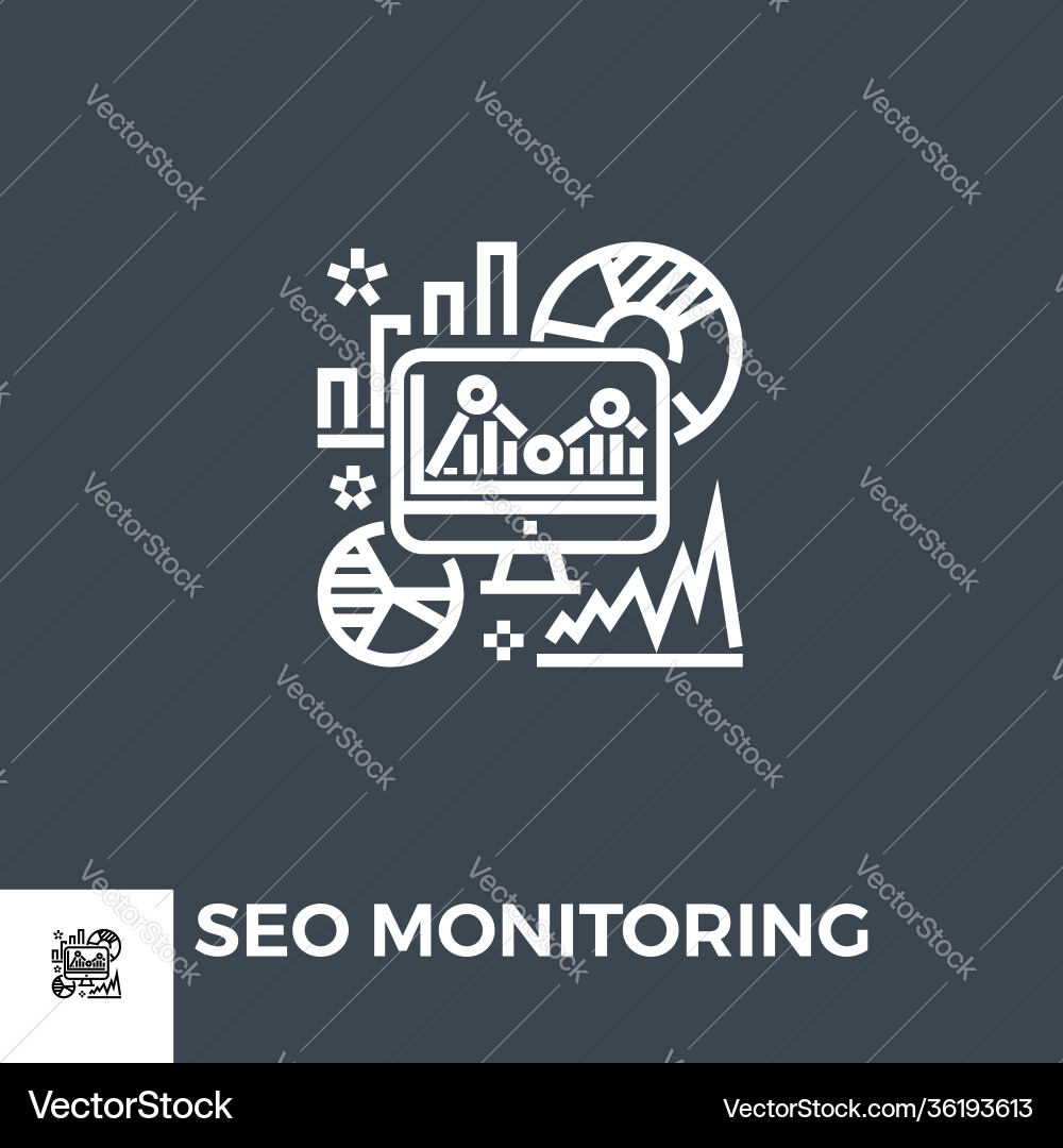 Seo audit icon Royalty Free Vector Image - VectorStock
