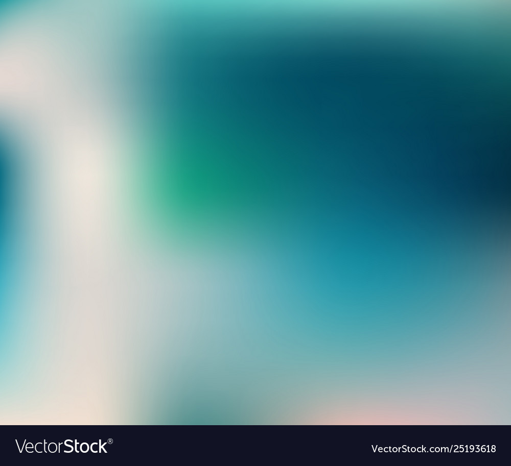 Abstract green and blue blurred gradient