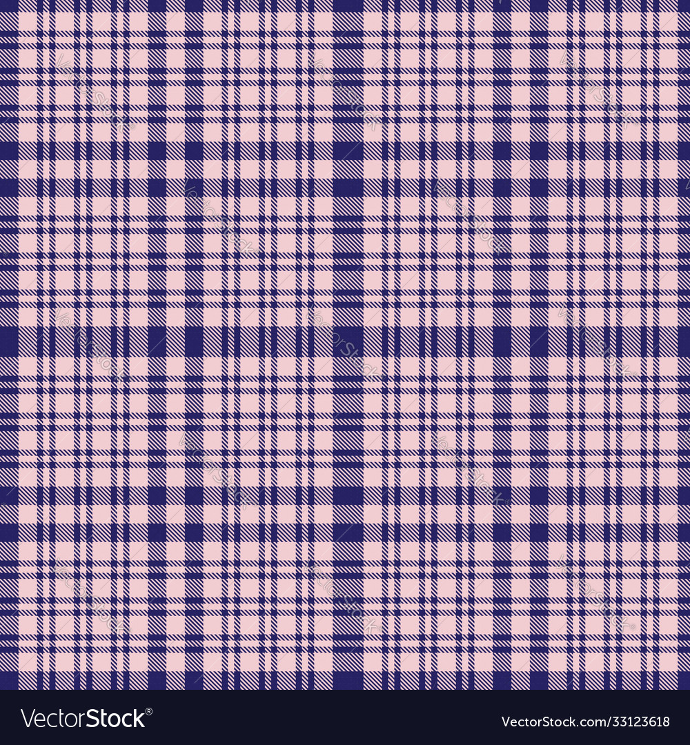 Pink and navy plaid tartan checkered seamless