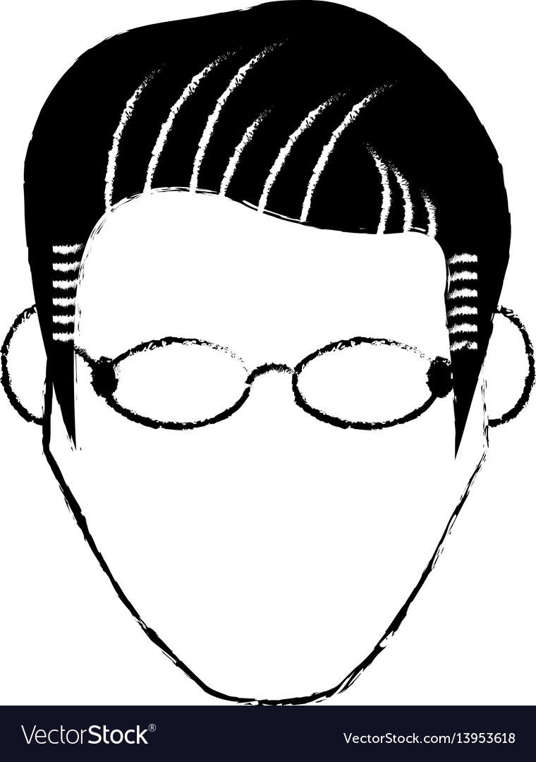 Portrait male with glasses image