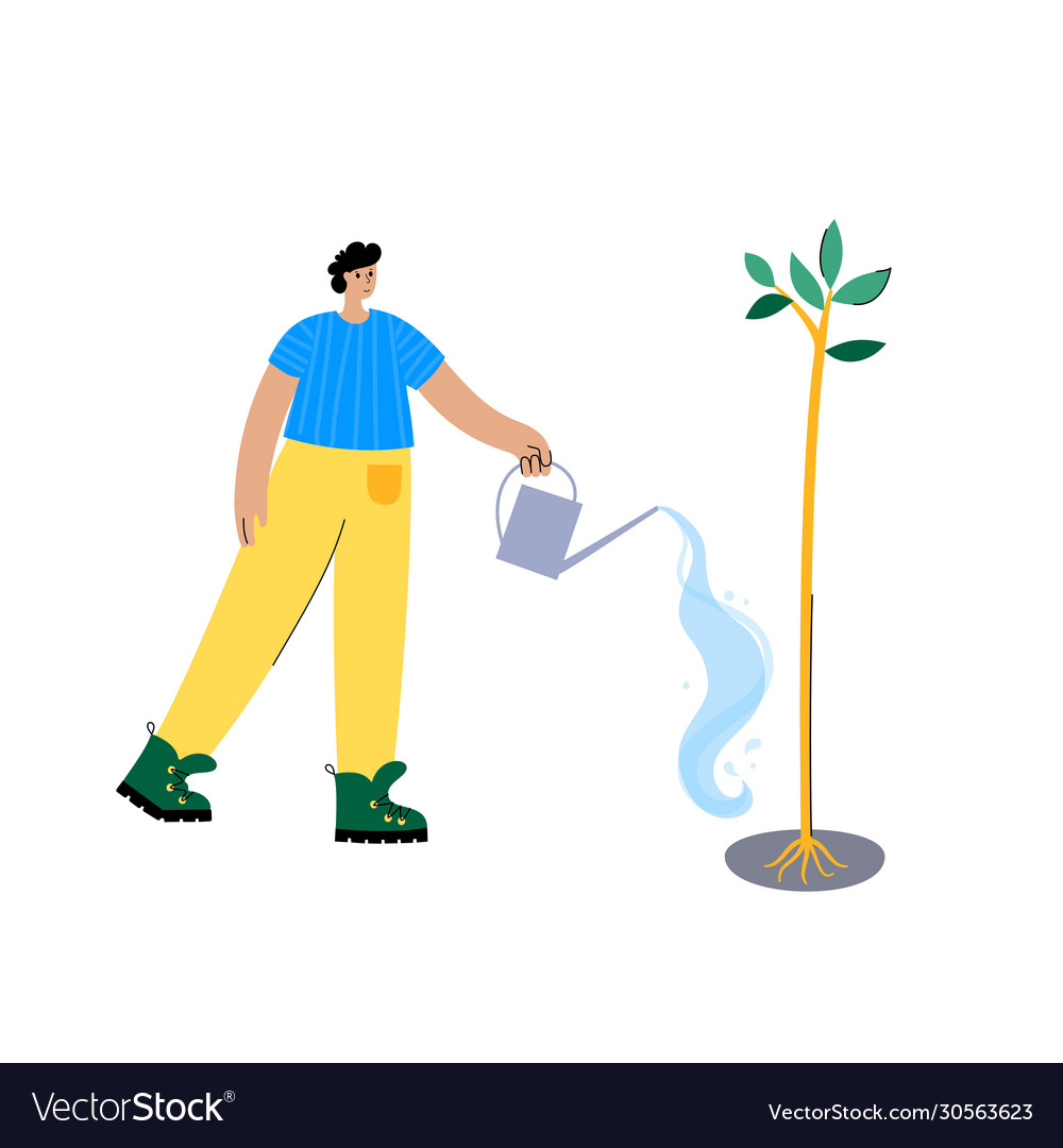 Garden Work Concept Royalty Free Vector Image - Vectorstock