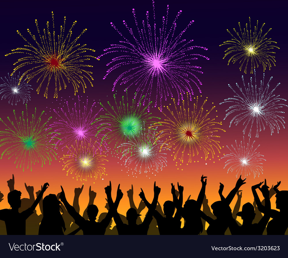 New years party Royalty Free Vector Image - VectorStock