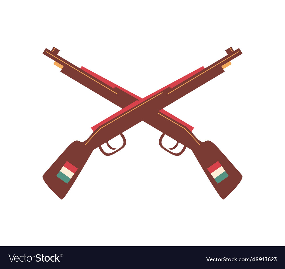 Revolucion mexican weapons Royalty Free Vector Image