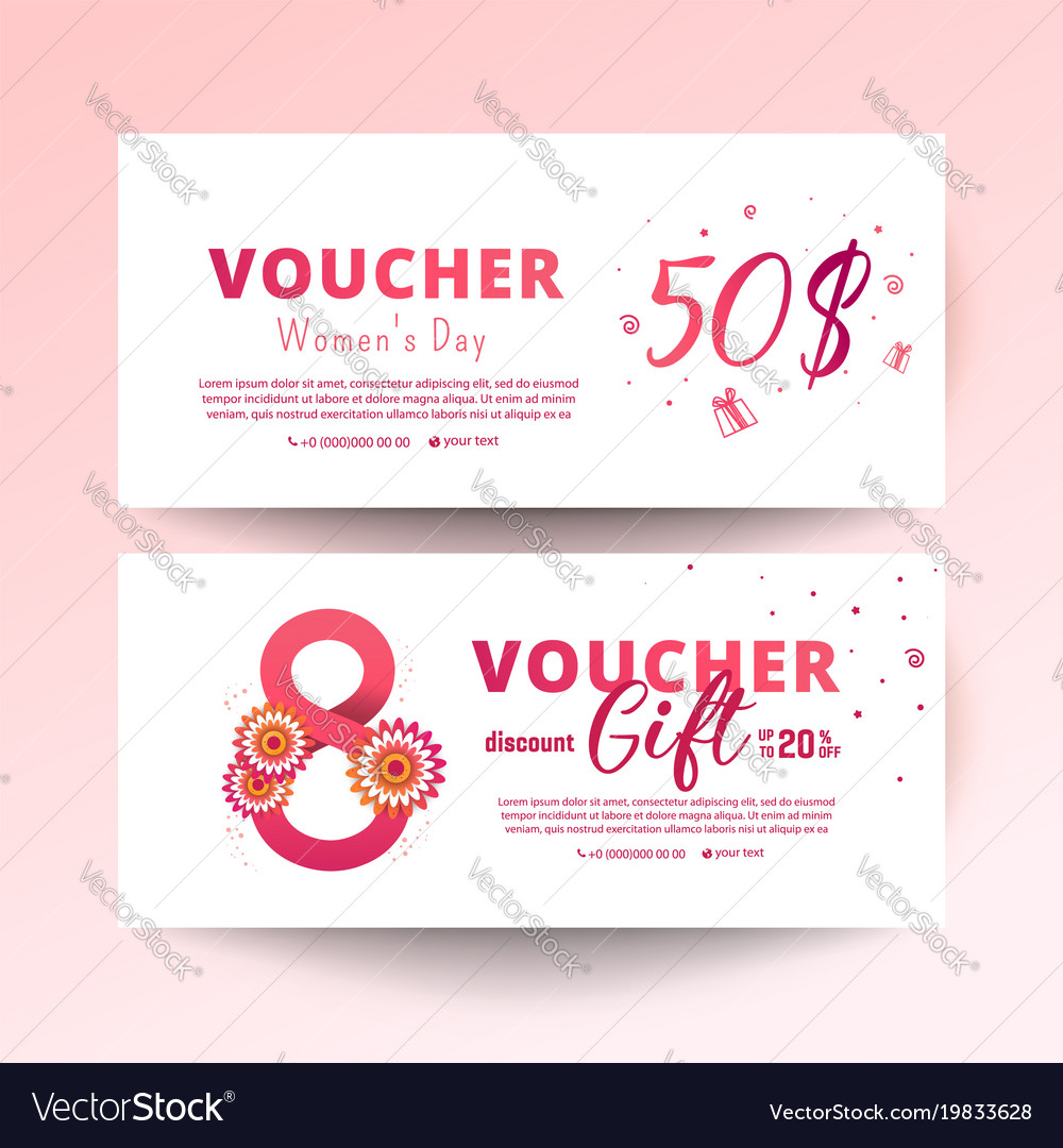 8 march voucher