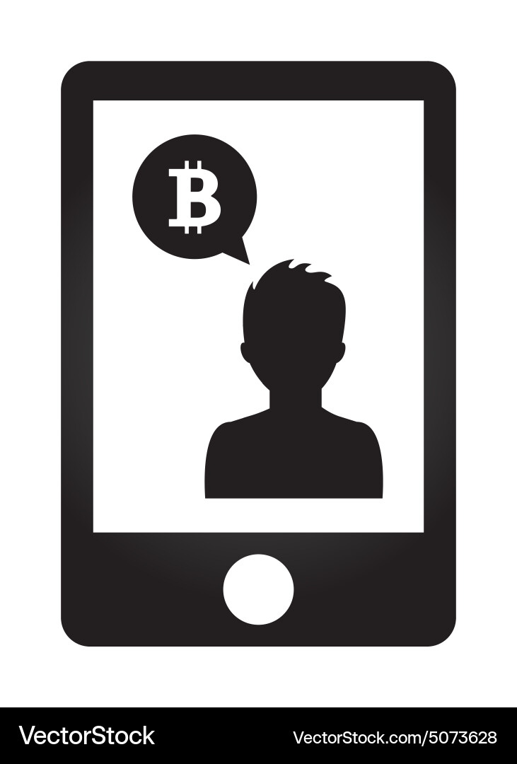 Bit coin Royalty Free Vector Image - VectorStock