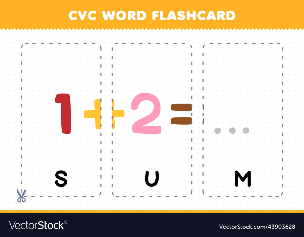 Education game for children learning consonant