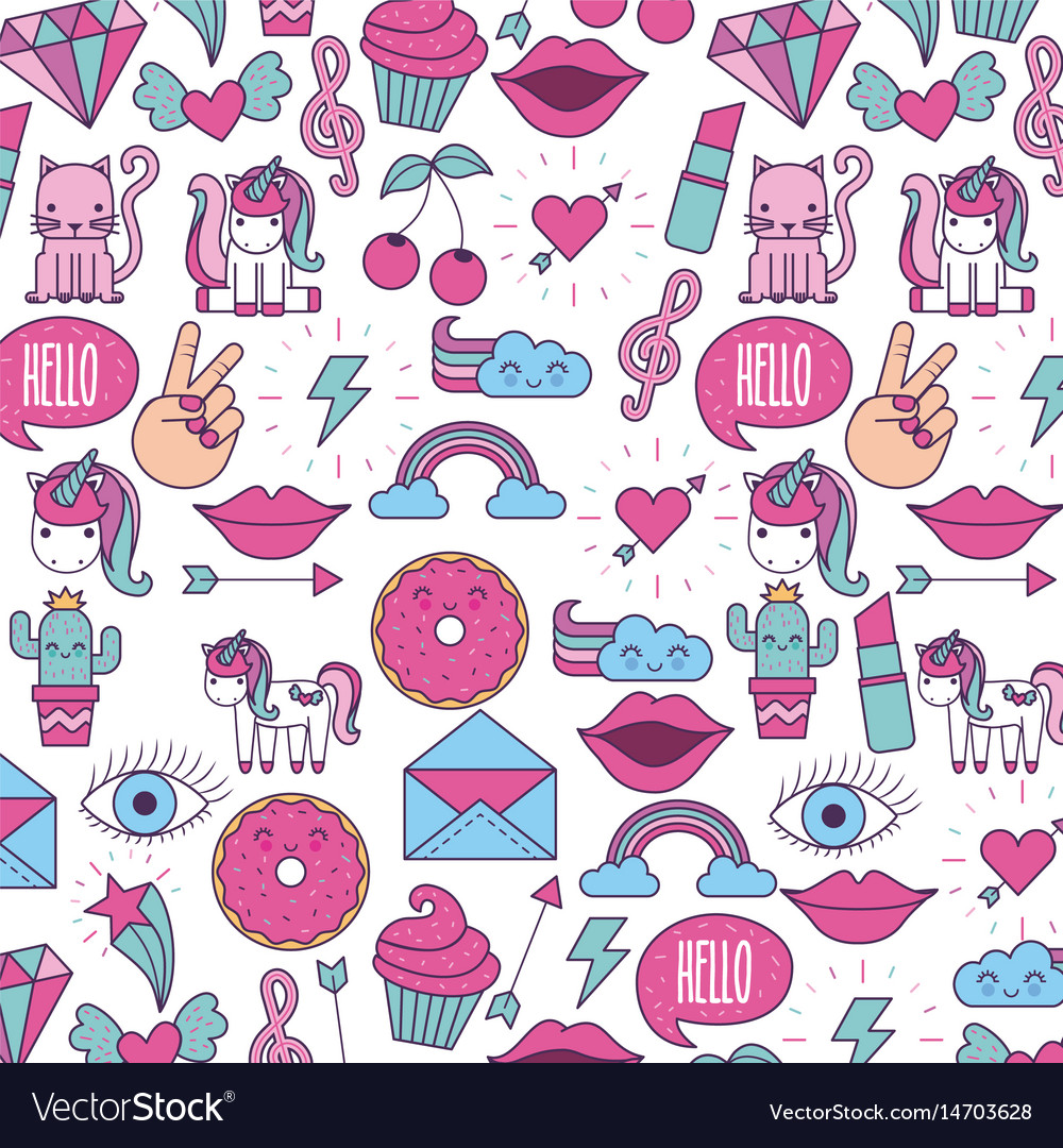 Girly icon image Royalty Free Vector Image - VectorStock