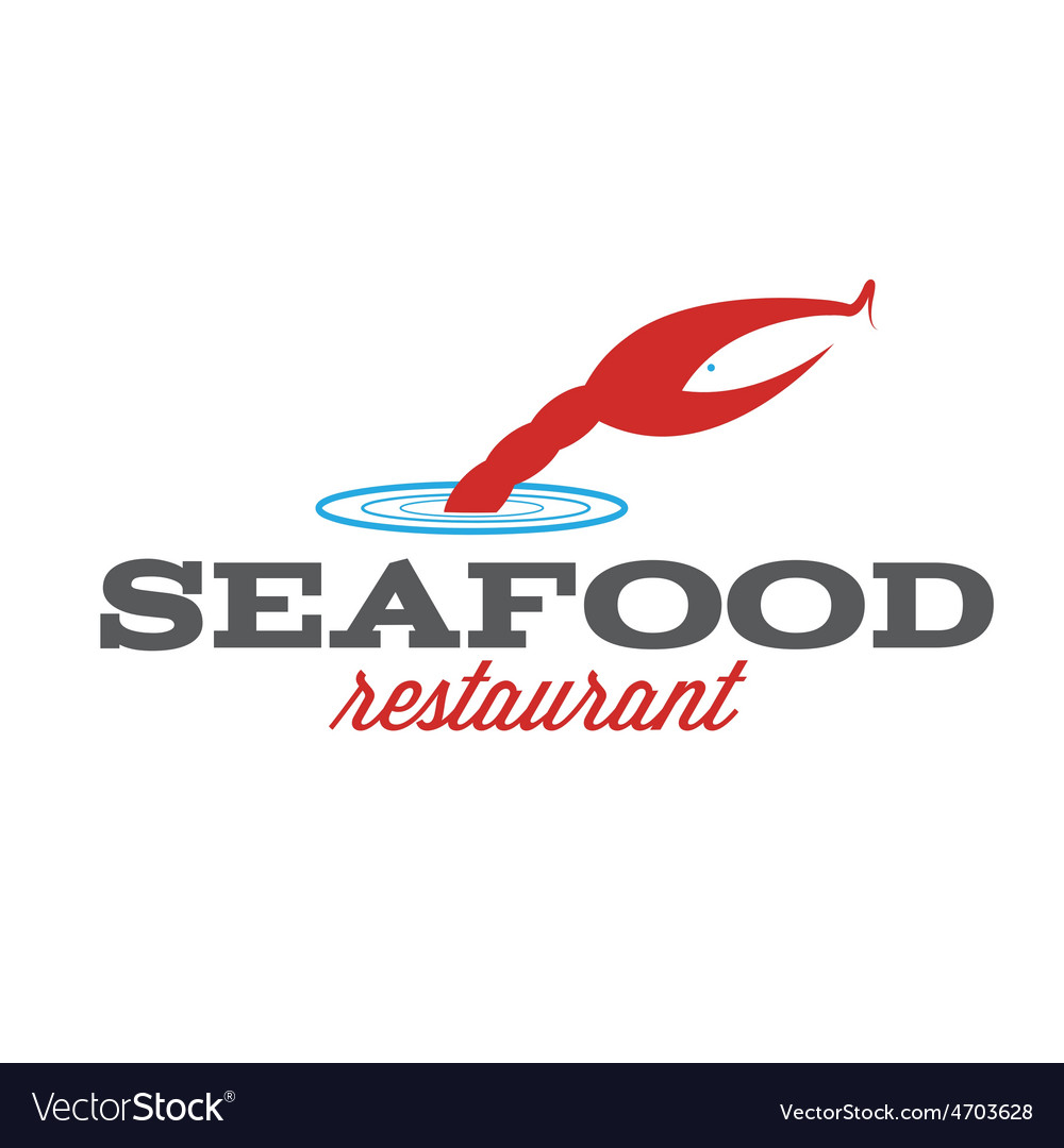 Seafood restaurant with claw and fish