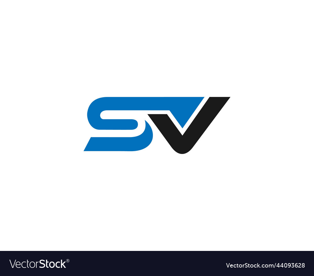 Sv elegantes und stilvolles Logo-Design