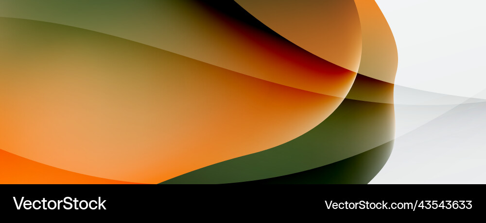 Abstract background fluid gradient color wave Vector Image