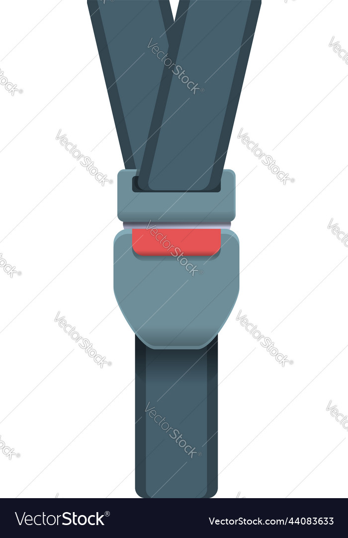 Security belt icon cartoon car seat Royalty Free Vector