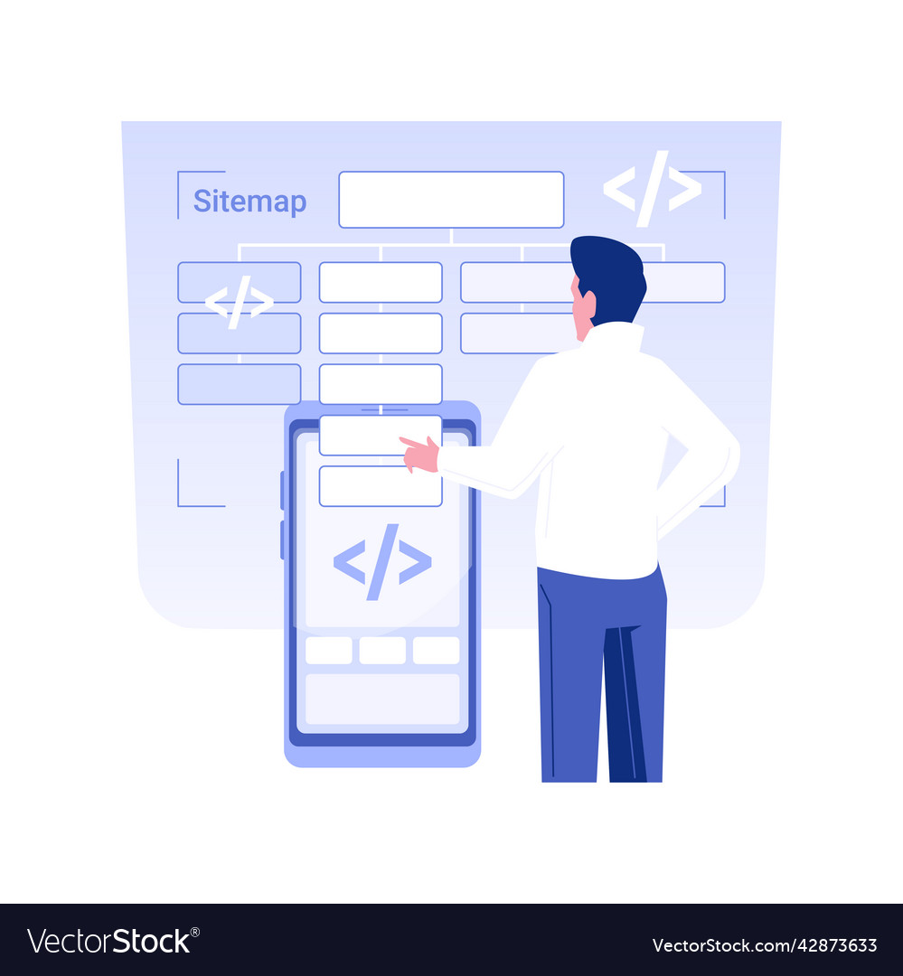 Sitemap and information architecture isolated