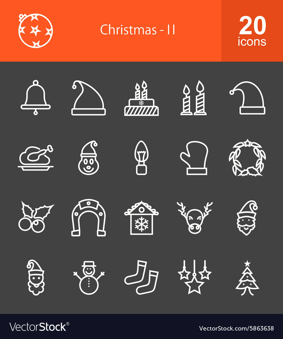 Christmas and enjoyment icon set can also be used