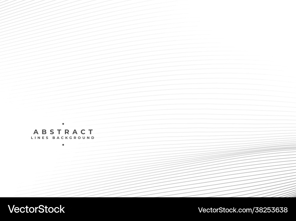 Smooth lines background in clean style Royalty Free Vector