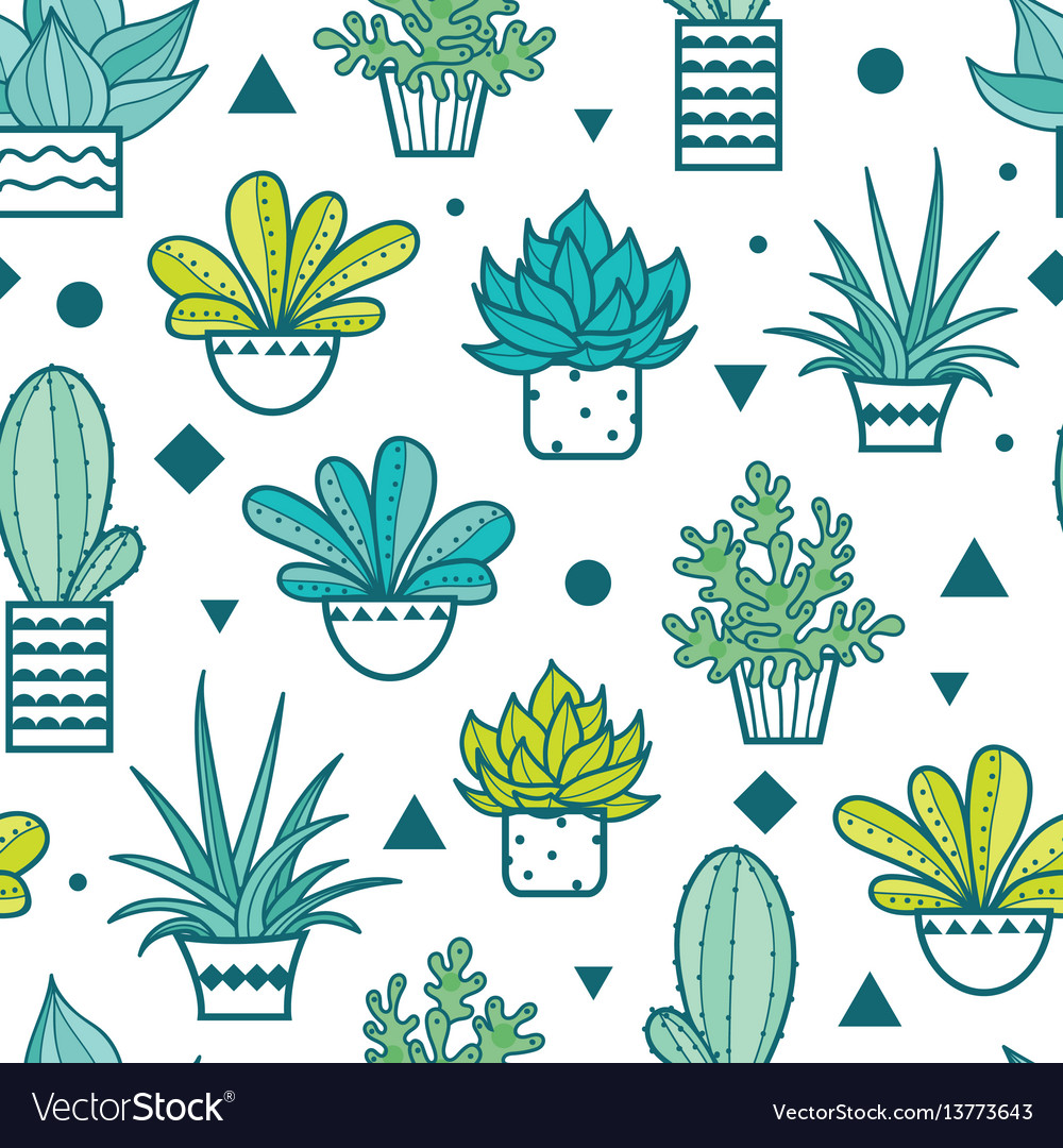 Blue green seamless repeat pattern