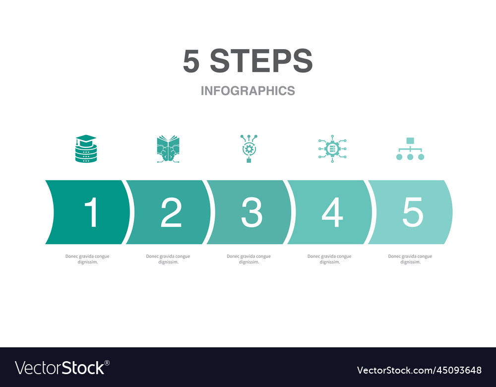 Data science machine learning algorithm big Vector Image