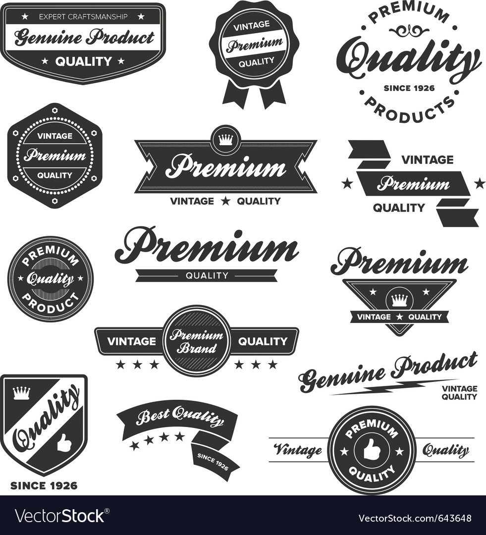 Vintage Badge Vector