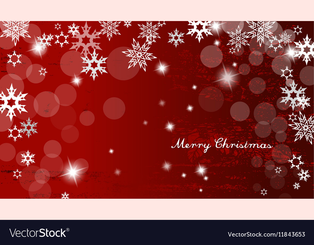 Abstract background with snowflakes and merry