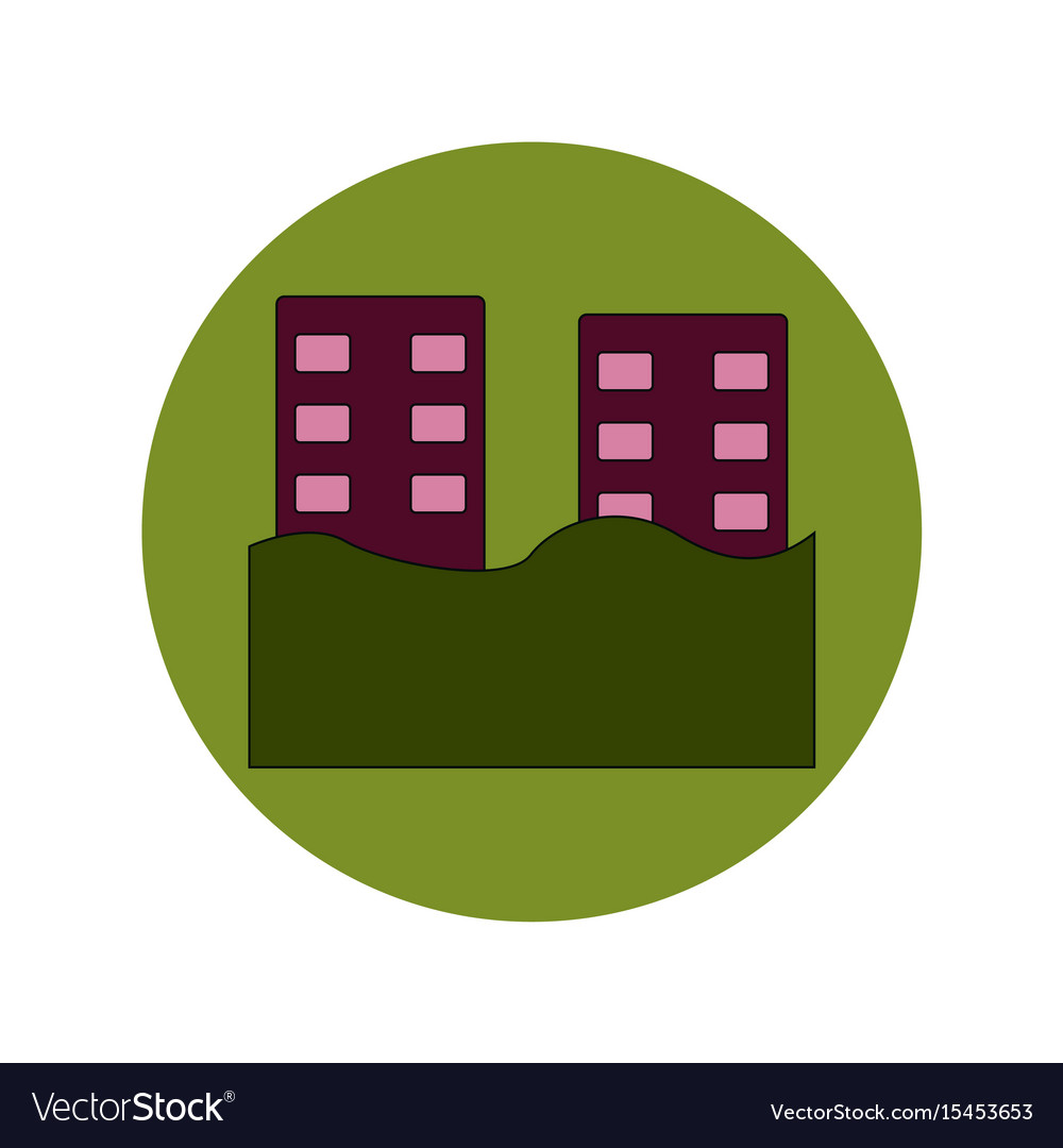 In flat design of a buildings