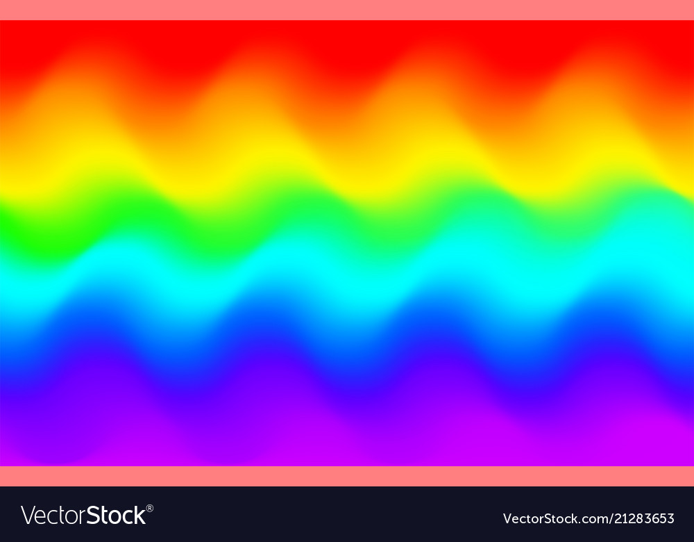 Rainbow wave background mermaid unicorn galaxy Vector Image