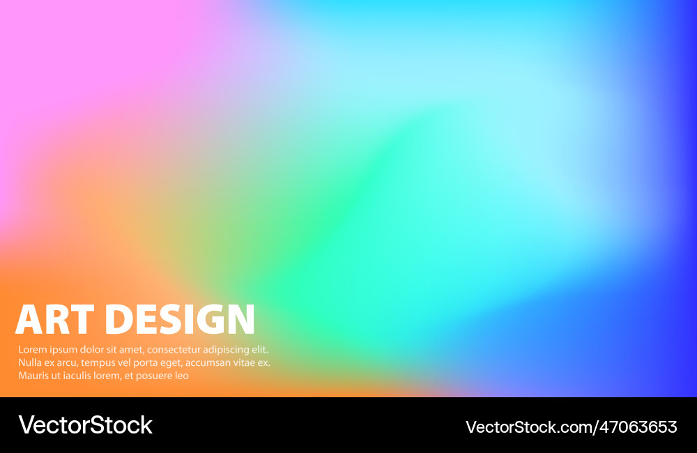 Set gradient abstract background with liquid Vector Image