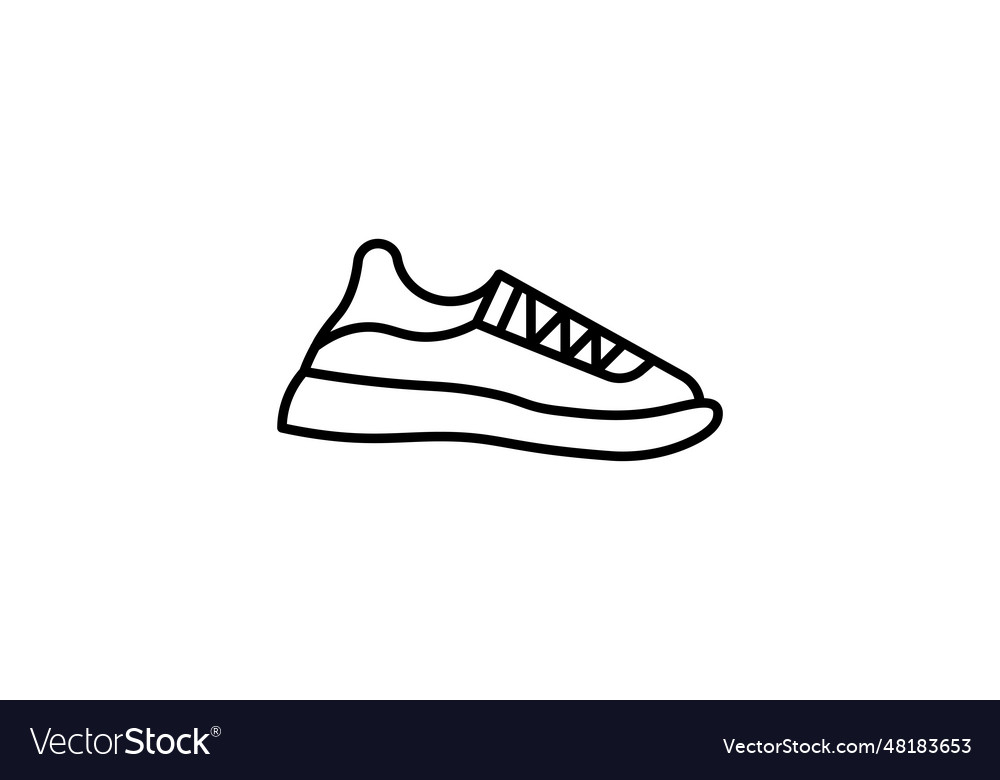 Sneakers icon related to clothes set Royalty Free Vector