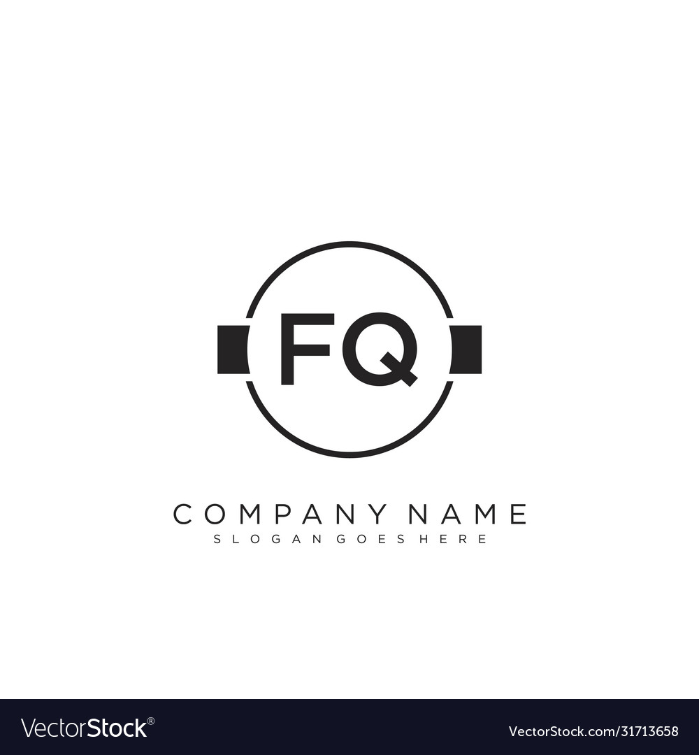 Fq initial handwriting logo design