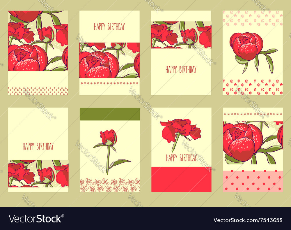 Seamless floral background with peonies