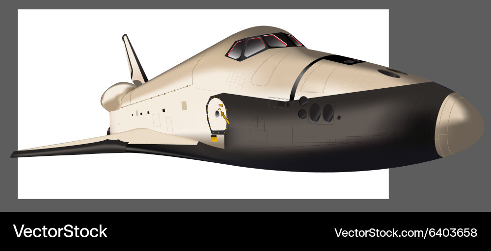 Space shuttle Royalty Free Vector Image - VectorStock