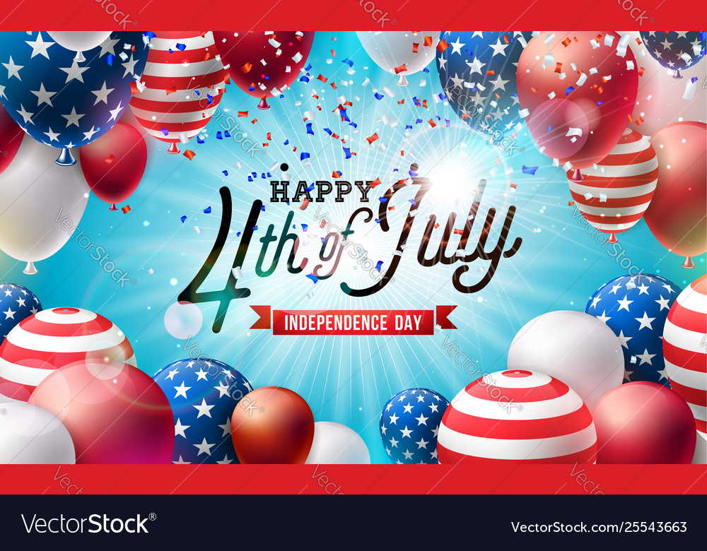 4th july independence day usa vector image 4th july independence day usa