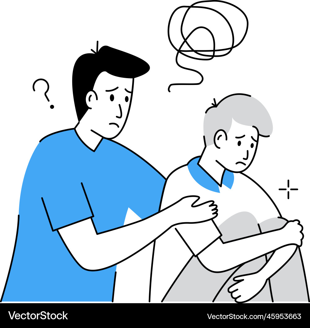 Mental support Royalty Free Vector Image - VectorStock