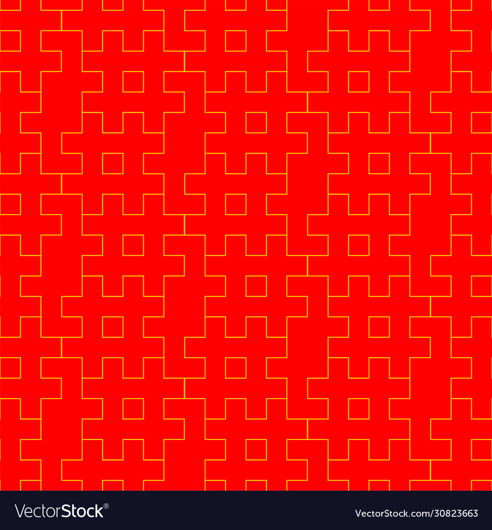 Red seamless japanese pattern double-digited