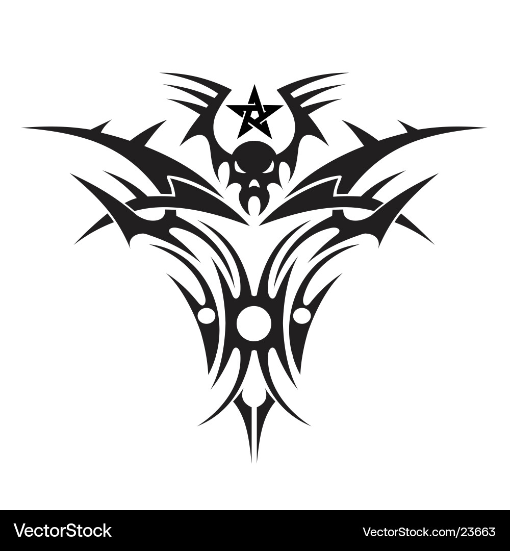 Tattoo a skull Royalty Free Vector Image - VectorStock