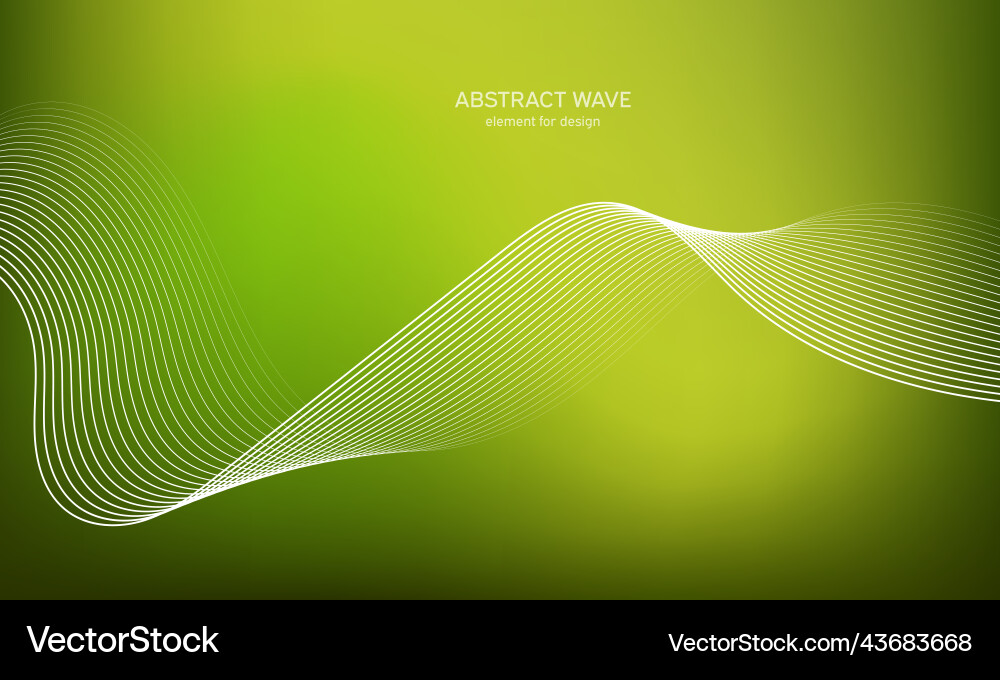 Abstract wave element for design digital Vector Image