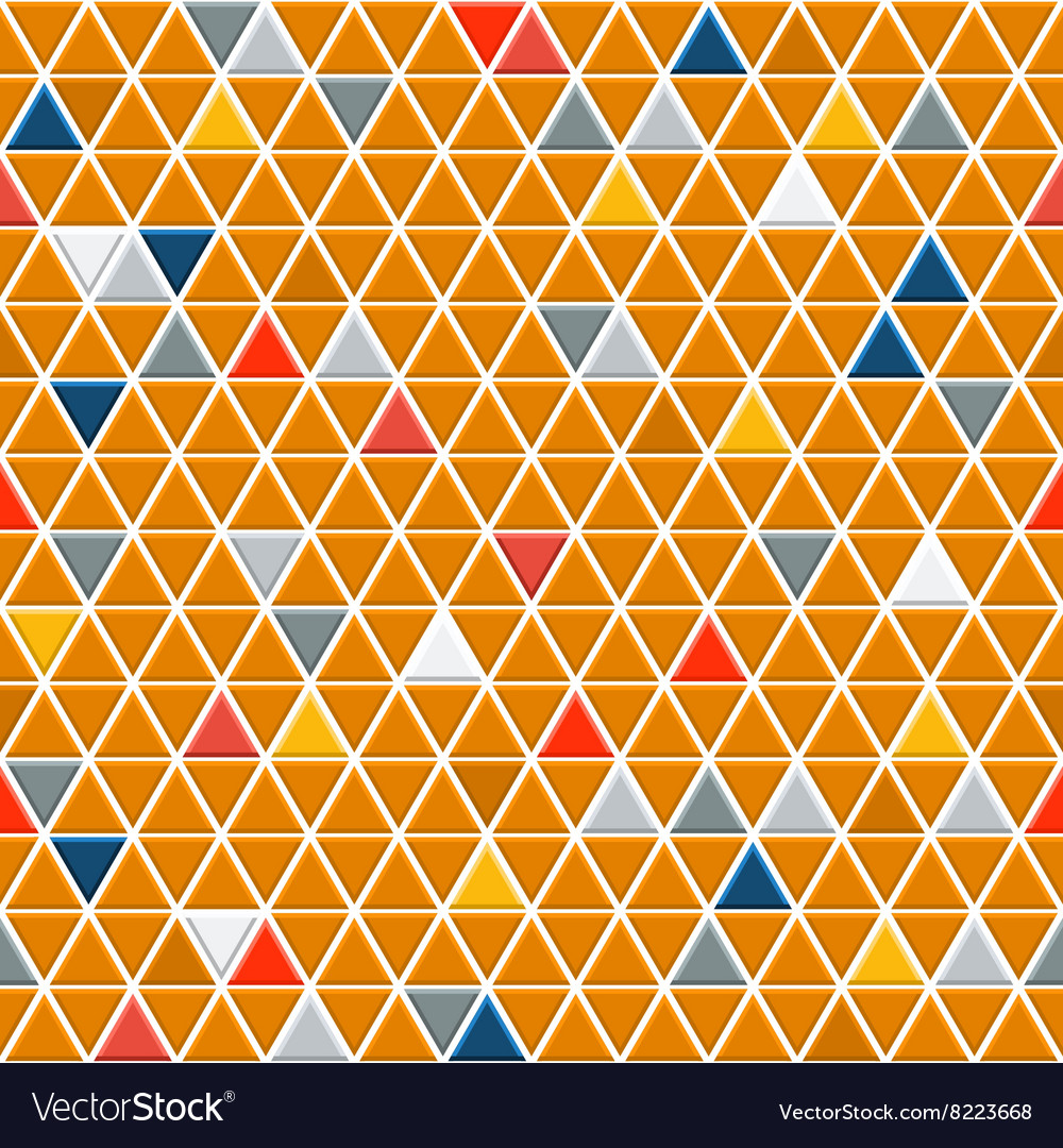 Seamless pattern of small triangles Royalty Free Vector
