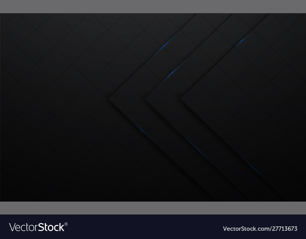 3d black and line square background